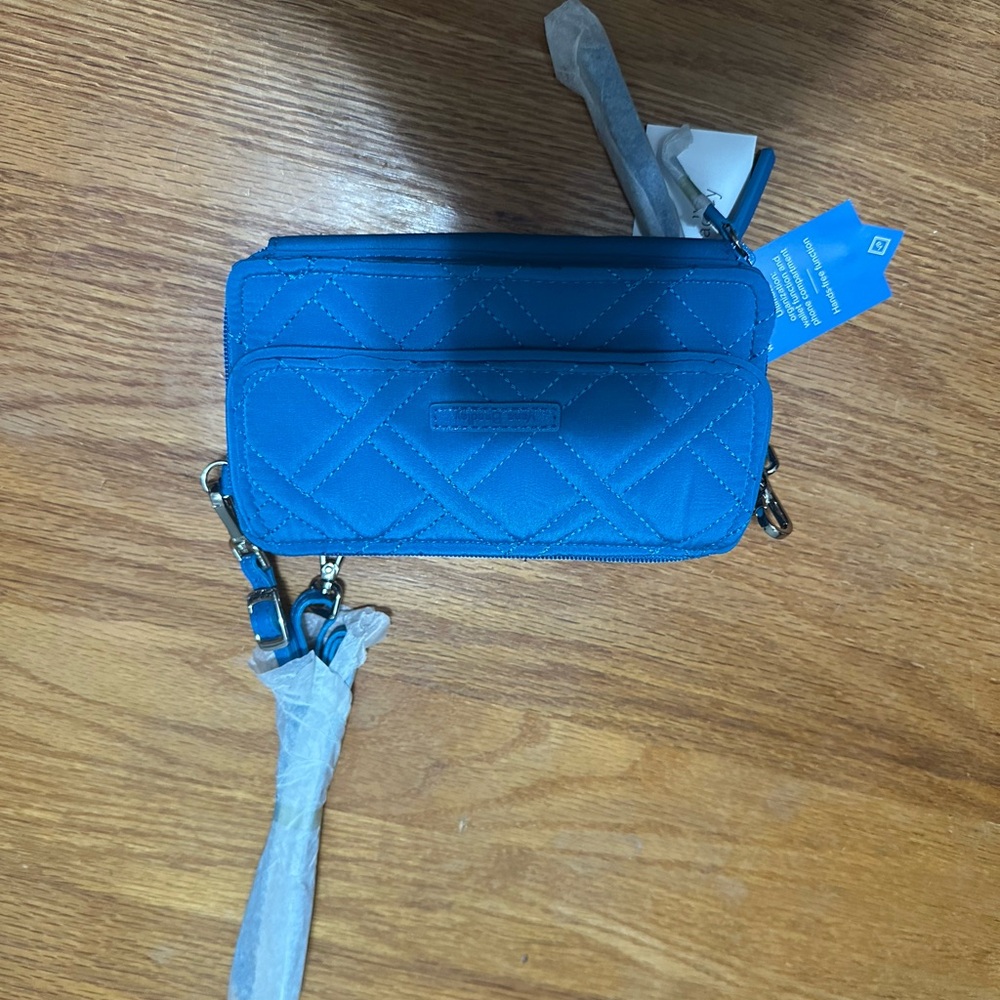 Vera Bradley Vibrant Blue Quilted Crossbody Bag